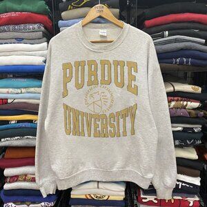 Vintage Purdue University Sweatshirt 90s Purdue Boilermakers Football Shirt tee